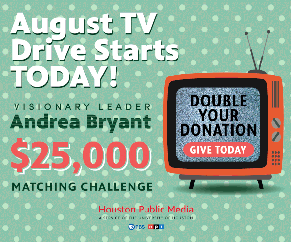 August TV Drive starts today! Visionary Leader Andrea Bryant $25k matching challenge
