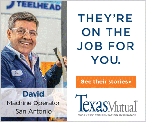 We are on the job with them. Helping keep Texas strong. Texas Mutual Workers Compensation Insurance.