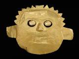 Anthropomorphic Funerary Mask with Headdress Evoking the Sun
