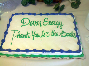 image of Thank you cake to Devon Energy