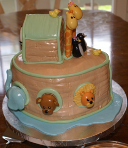 image of Noah's Ark cake