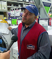 Lowe's employee Joe Sampey