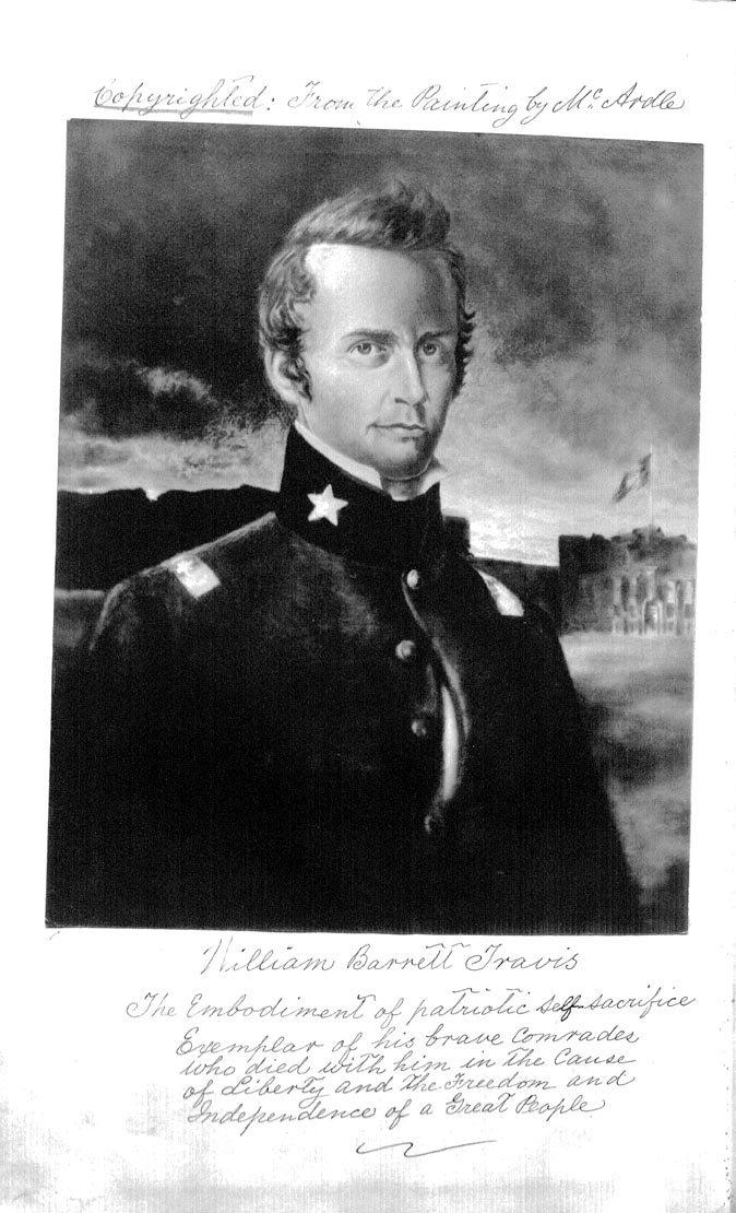 Portrait of William Barret Travis