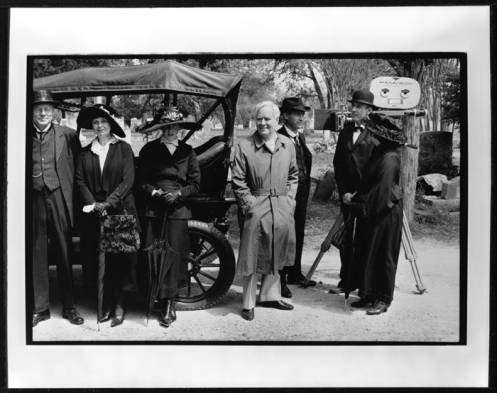 Horton Foote on 1918 set
