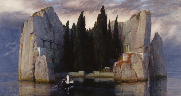 Painting: Isle of the Dead by Arnold Böcklin (Third Version, 1883)