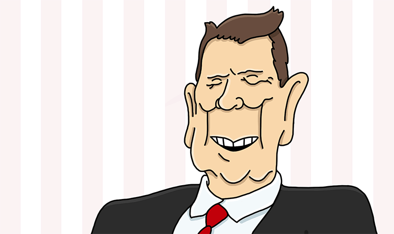 comic of Ronald Reagan