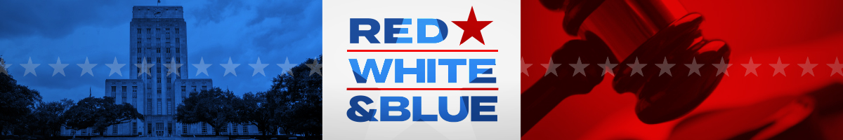 Red, White and Blue page banner