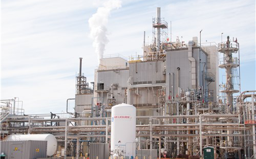 Photo of the La Porte DuPont chemical plant
