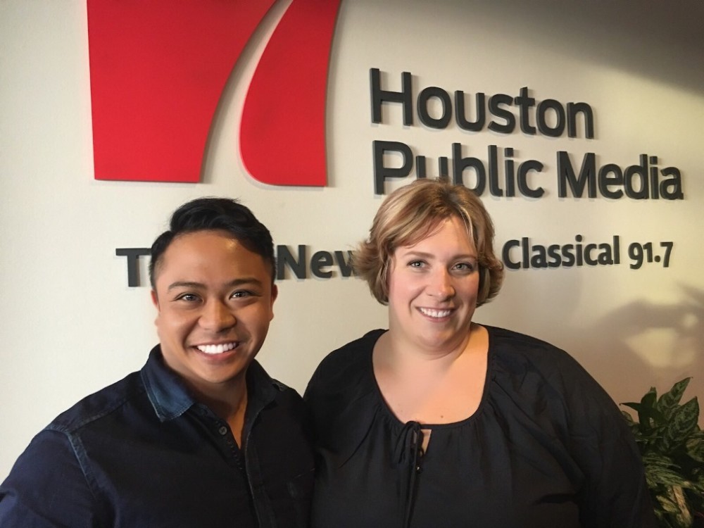 Picture of Ryan Frenk (l) and Amy Solberg (r) of Cantare Houston