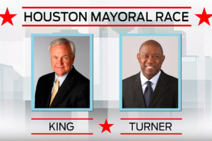 Houston mayoral race banner