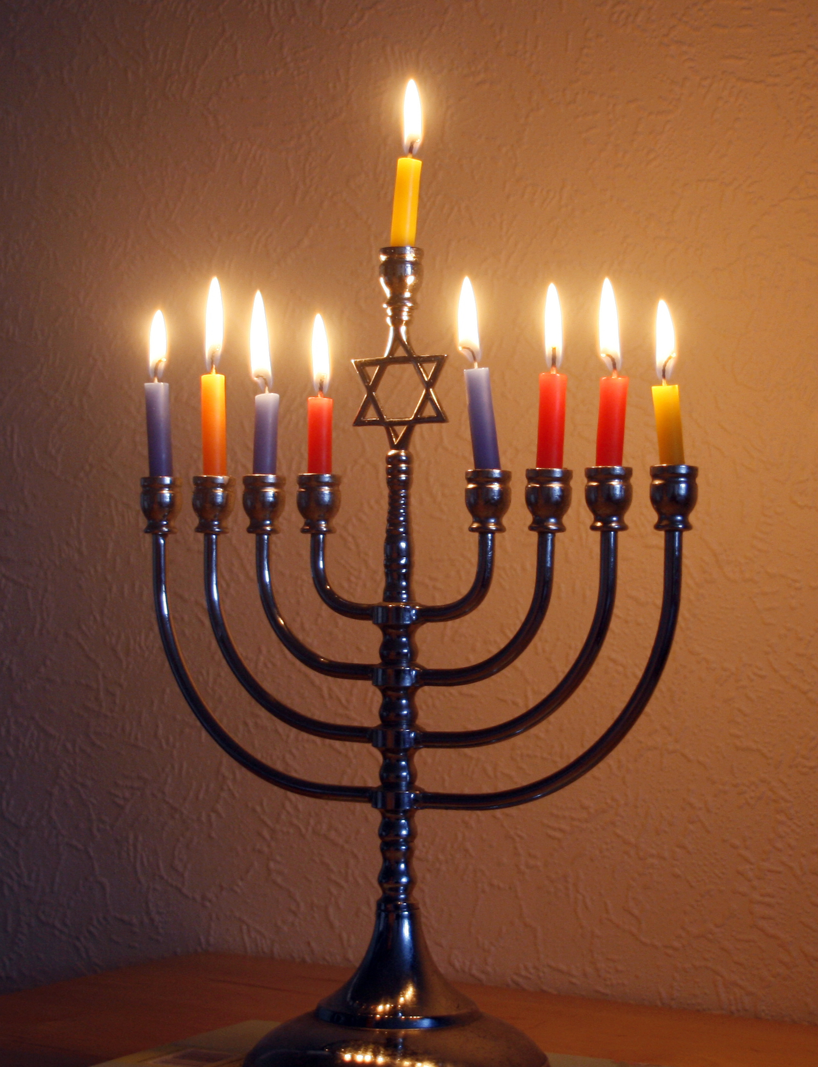 Jewish Menorah. Photo by Gil Dekel.