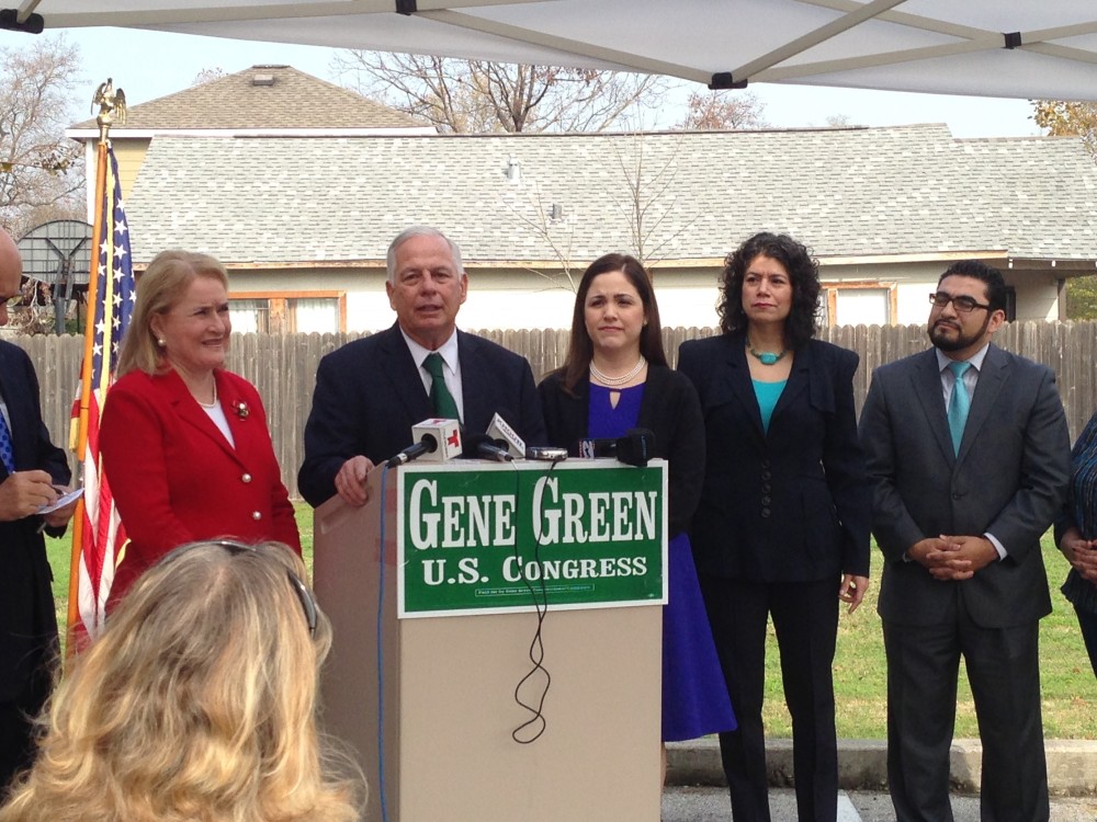 Congressman Gene Green accepts the endorsement of several Texas lawmakers in his bid to be re-elected to represent Texas' 29th Congressional District in the House of Representatives.