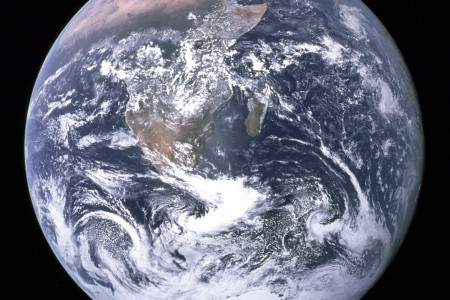 earth as seen from space in 1972