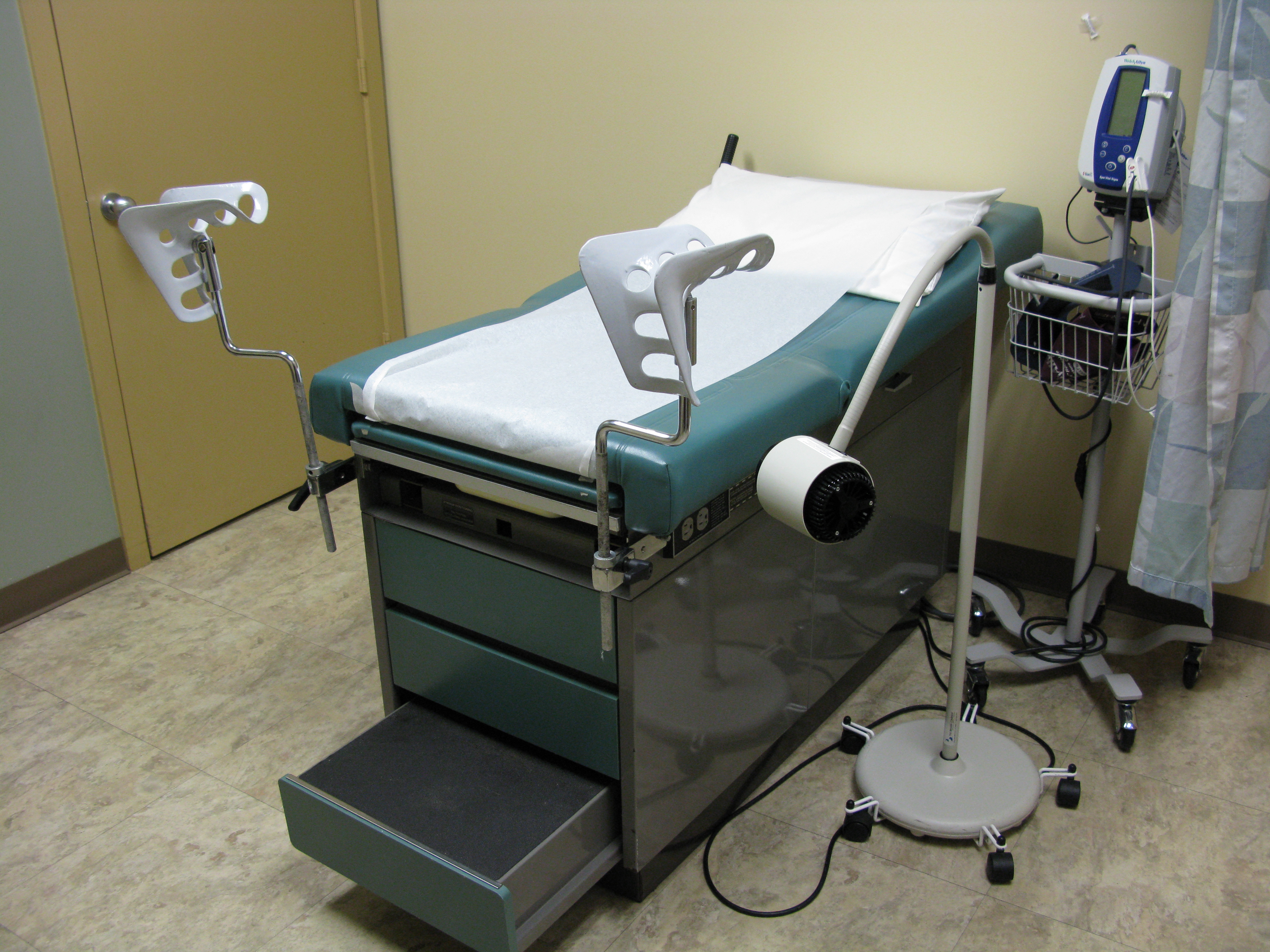abortion clinic patient room