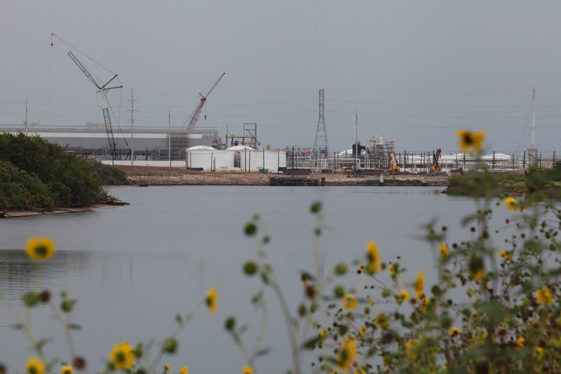 Dow chemical plant along the Brazos River