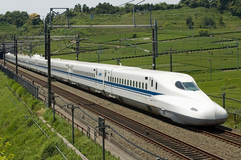 Japan Central's N700 high speed train, the same train that a private firm wants to bring to Texas.