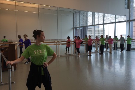 Lucinda Rohrer, one of Houston Ballet's Dance for Parkinson's instructors