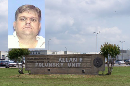 mugshot and Polunsky entrance sign