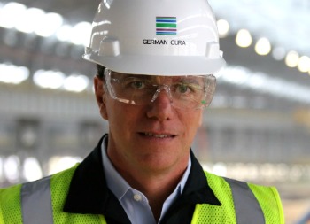 German Cura is the North American Area Manager for Tenaris. (Photo: Dave Fehling, Houston Public Media)