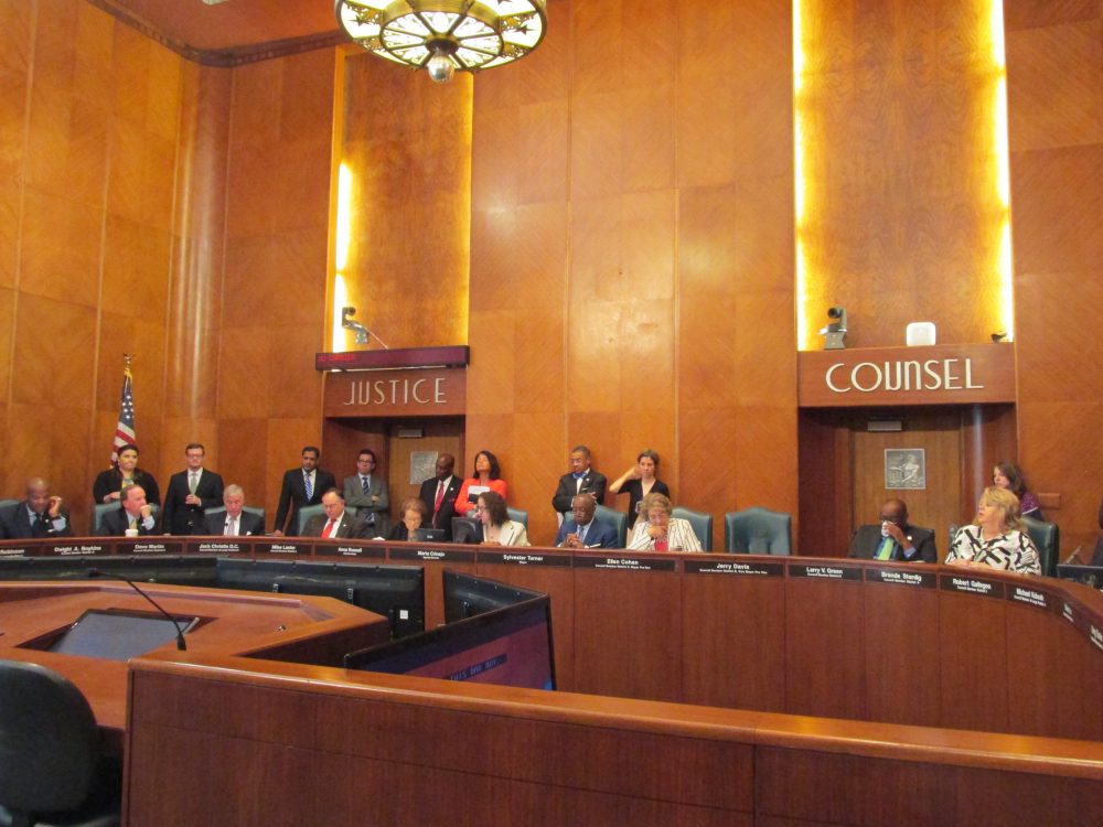 The Houston City Council unanimously approved a civility ordinance, which will ban sitting, laying or sleeping on public sidewalks from 7:00 a.m. to 11:00 p.m., for the Near Northside neighborhood.
