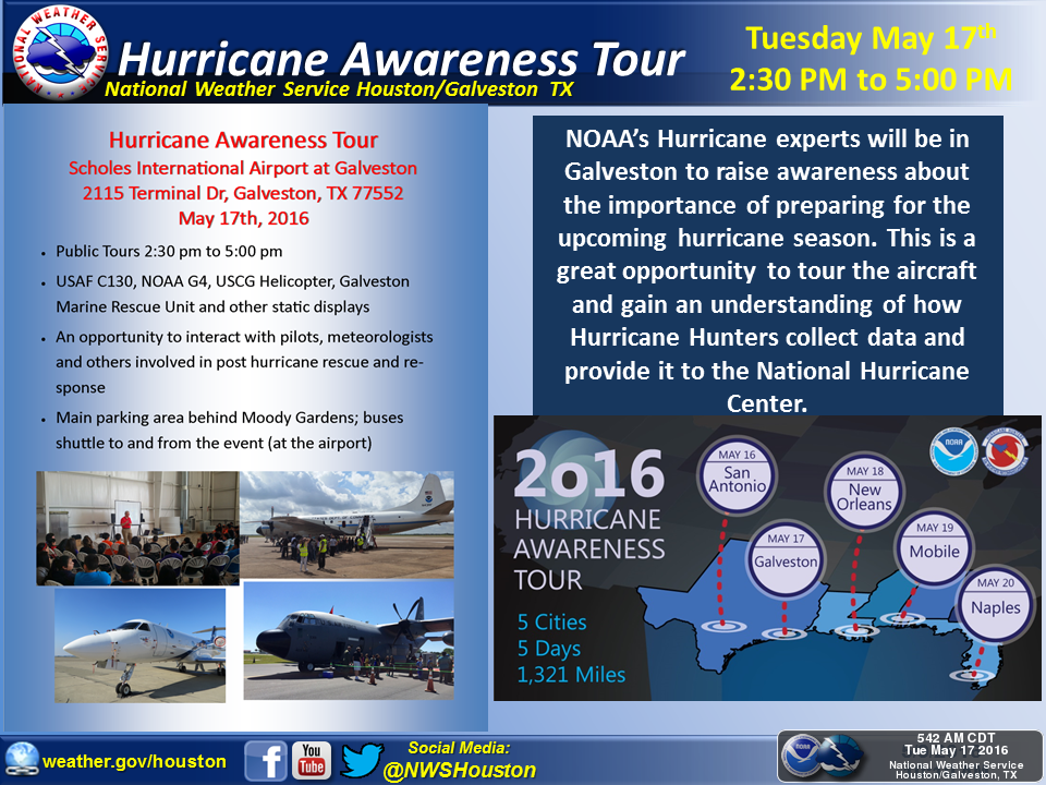 Hurricane Awareness Tour graphic