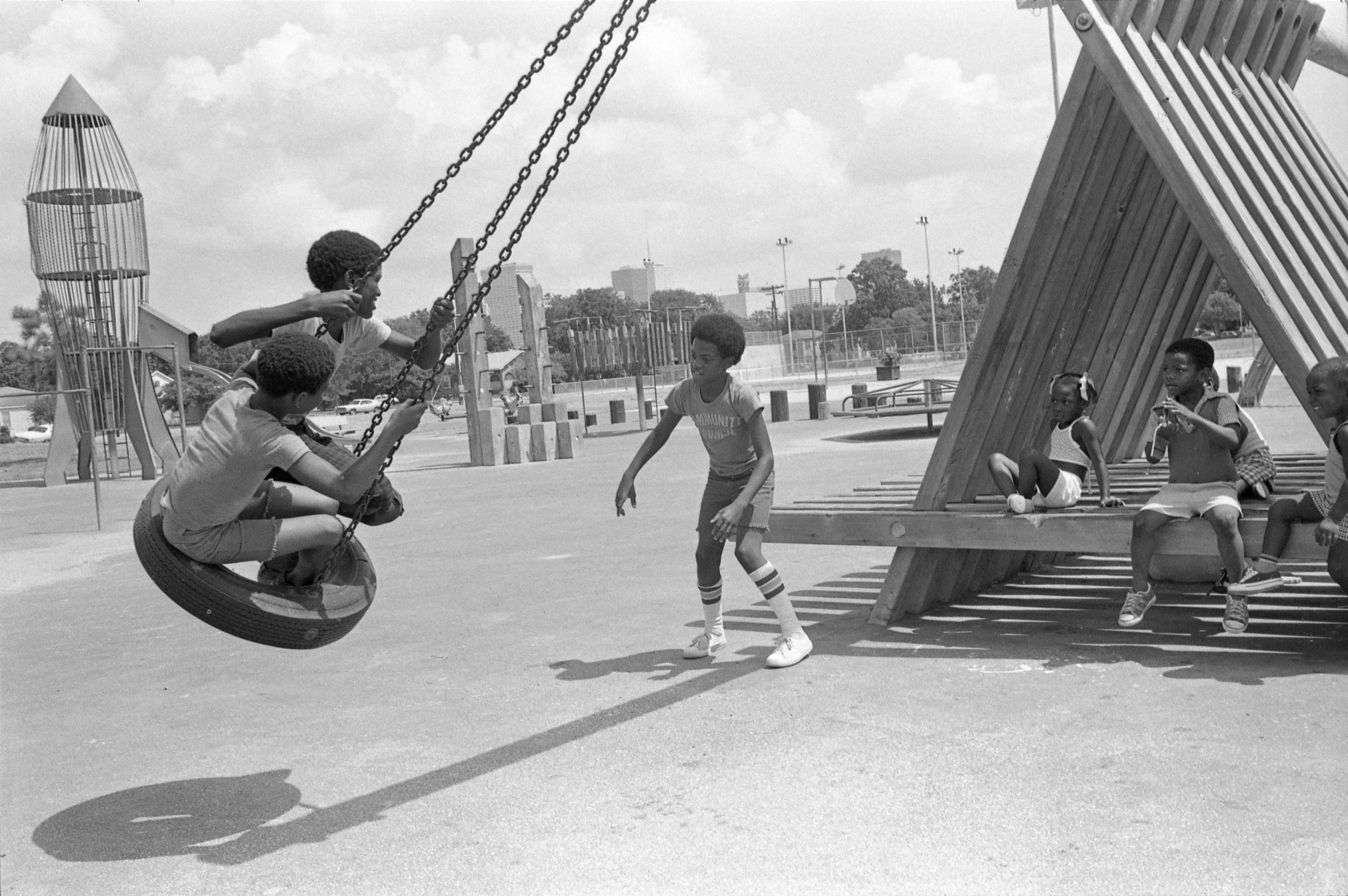 Emancipation Park, 1970's, Dowling at Elgin Streets, 3rd Ward