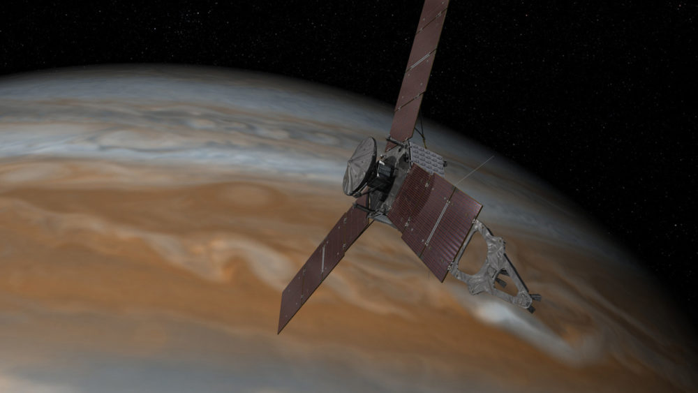 When it named this mission, NASA acknowledged its difficulty. Juno was a Roman goddess, the agency notes, "who was Jupiter's wife, and who could also see through clouds."