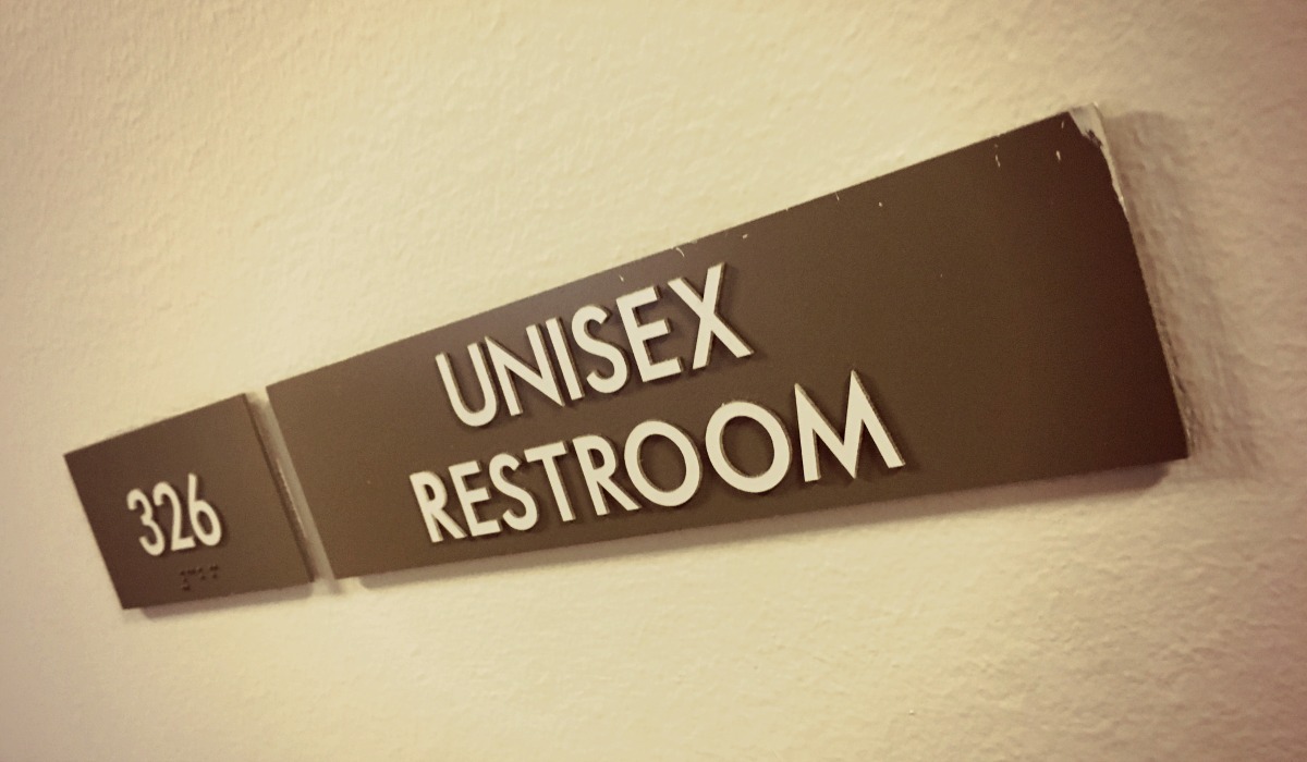 Unisex Bathroom Sign - MHagerty
