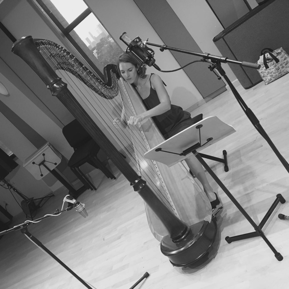 Naomi Hoffmeyer in Geary Recording Studio