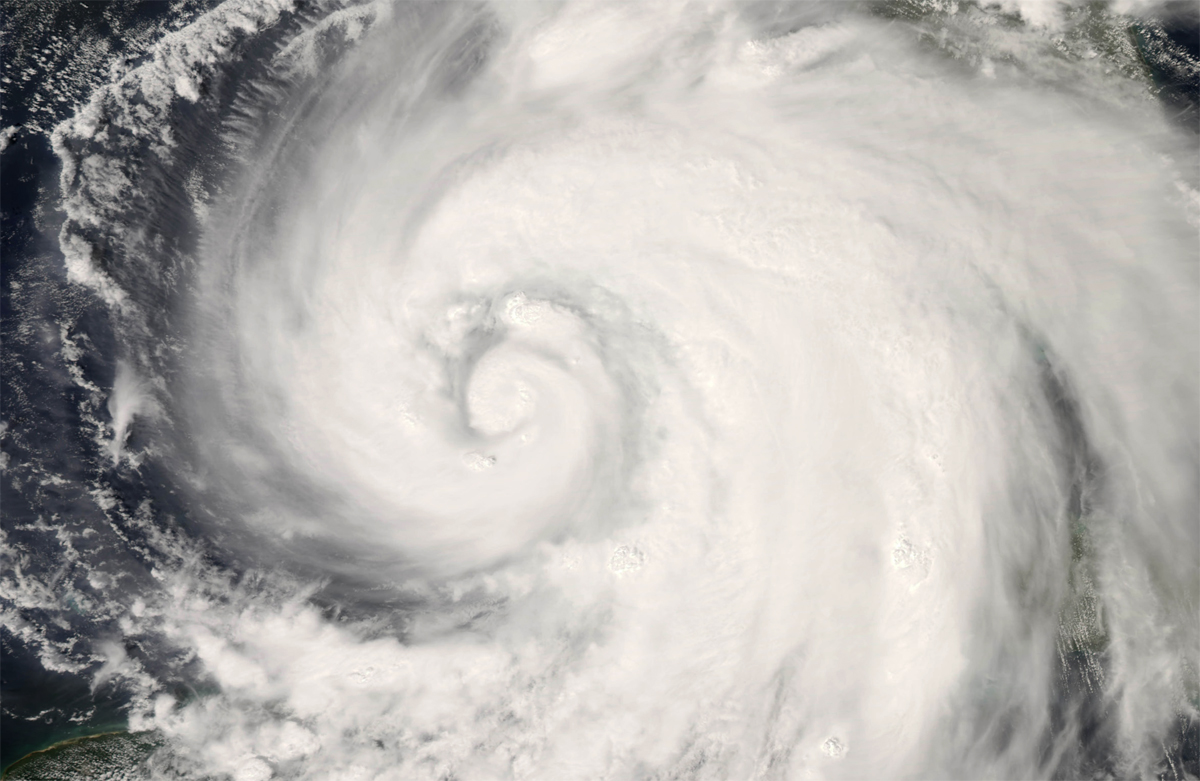 Hurricane Ike from NASA's Earth Observatory. Image Courtesy: NASA.