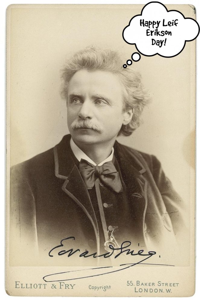 Edvard Grieg, composer of Holberg Suite