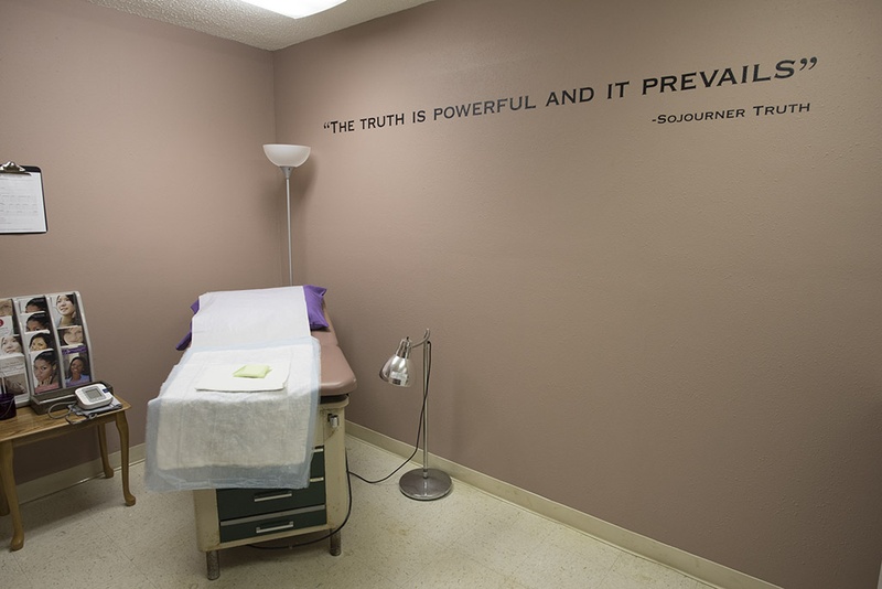 An exam room at ChoiceWorks, formerly Whole Woman's Health Clinic, on June 27, 2016, the day the U.S. Supreme Court struck down portions of HB 2 restricting women's access to abortions in Texas. 