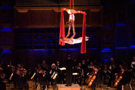 Cirque de la Symphonie aerial duo Alexander Streltsov & Christine Van Loo