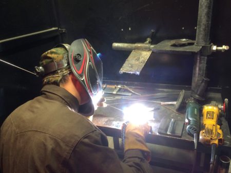 Photo of a welder