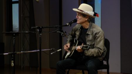 Rodney Crowell performs in the Geary Studio