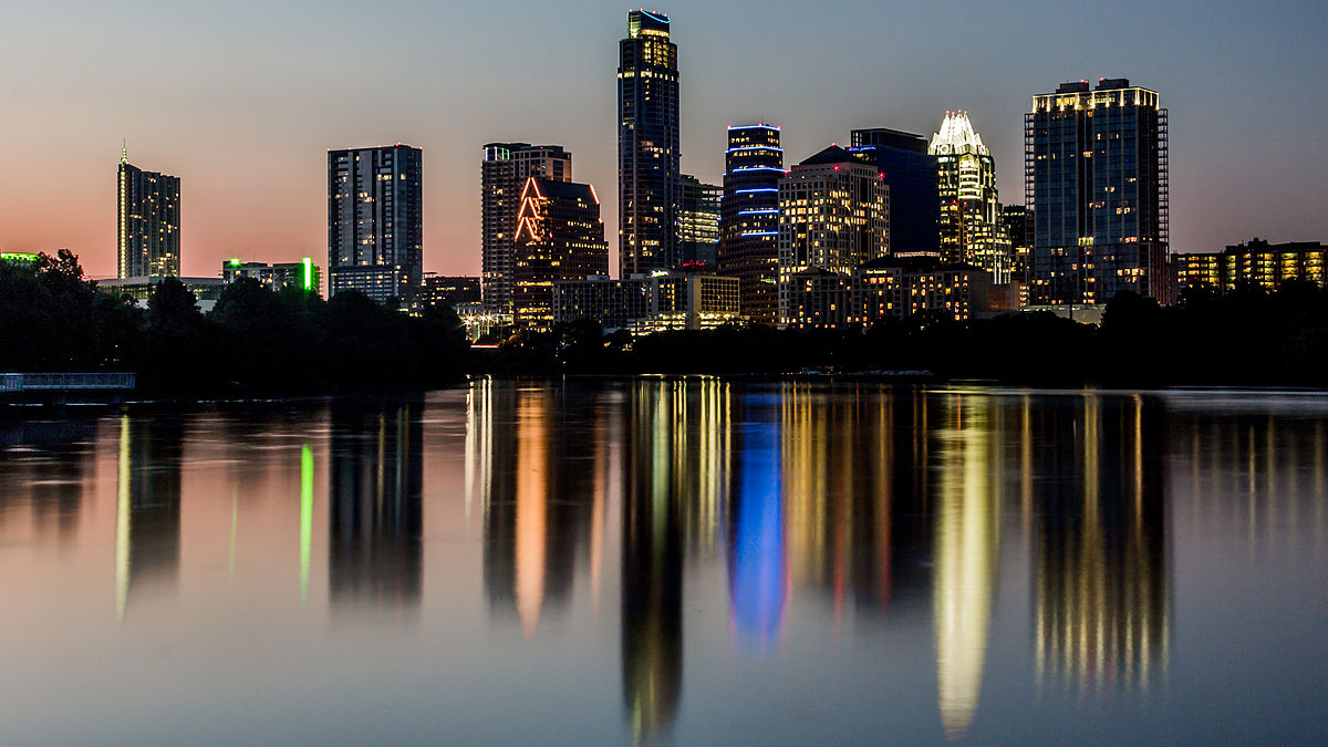 Downtown Austin's skyline: (courtesy Wikipedia)