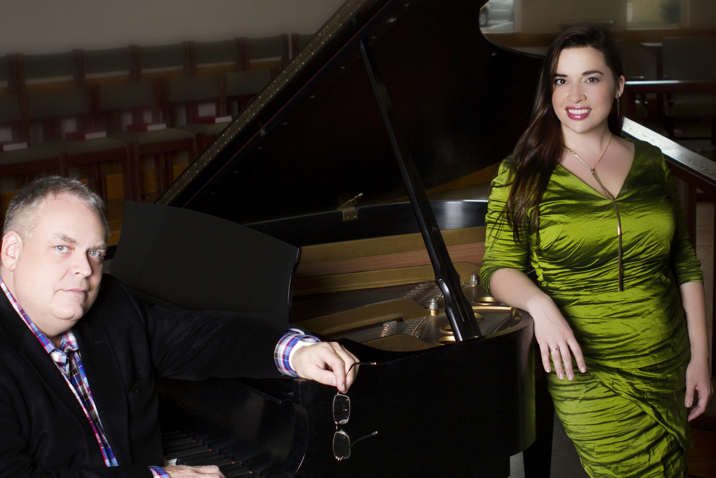 Soprano Julia Fox with pianist Keith Weber