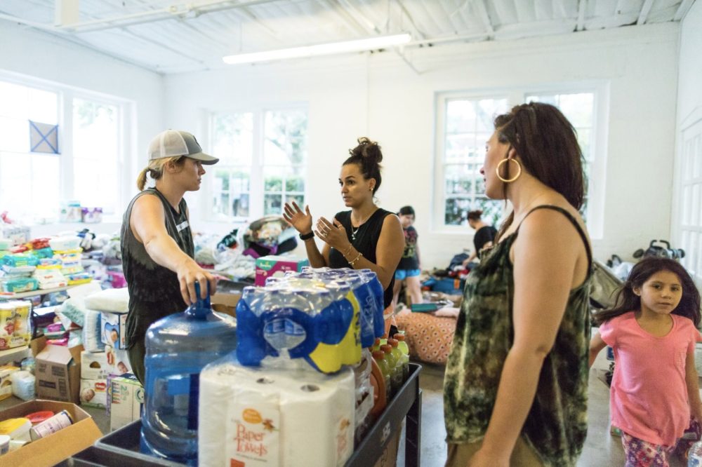 Located in the Heights, The Giving Hub (611. W 22nd), has delivered thousands of vital items, such as food, hygiene products, clothing, and more- to people in need all over Texas.