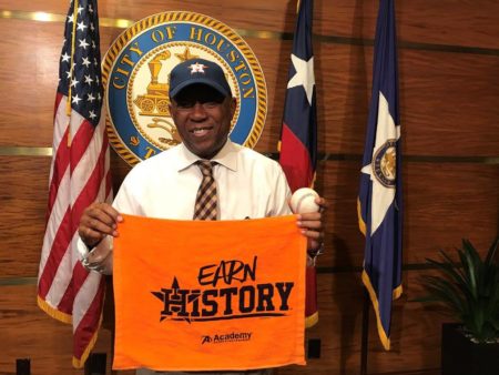Mayor Sylvester Turner expects more than 500,000 people will attend the parade in downtown Houston with the Astros after their historic victory in the 2017 World Series.