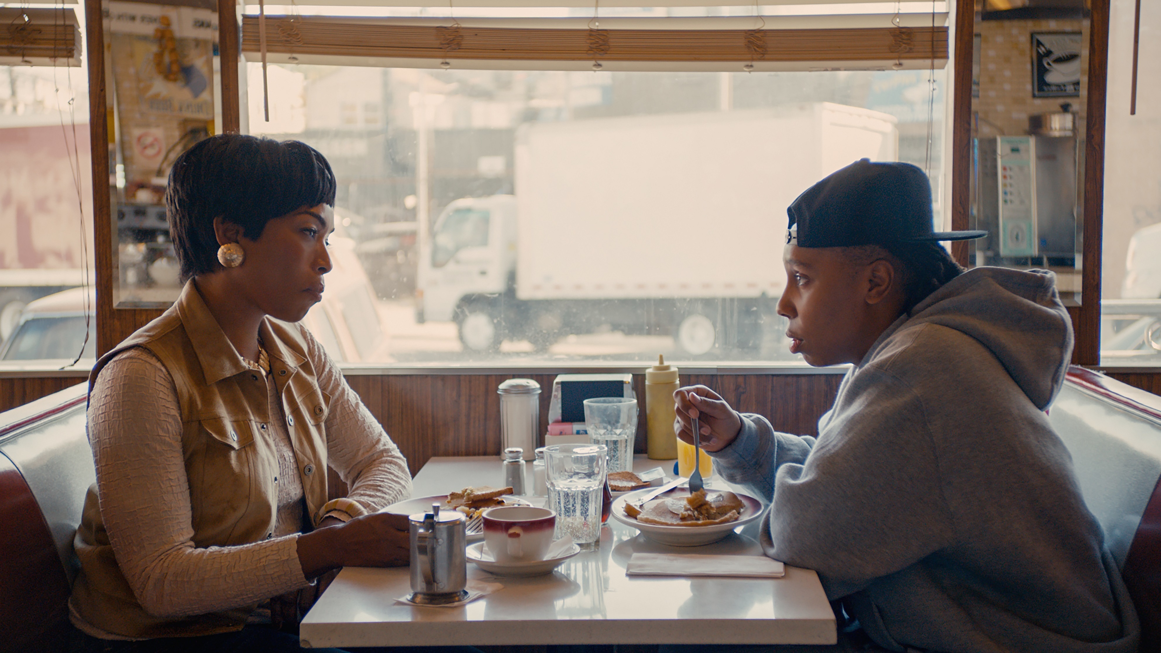 Lena Waithe's character, Denise, comes out to her mother (played by Angela Bassett) in the 