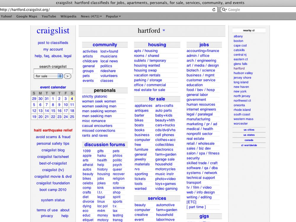 Craigslist Shuts Down Personals Section 