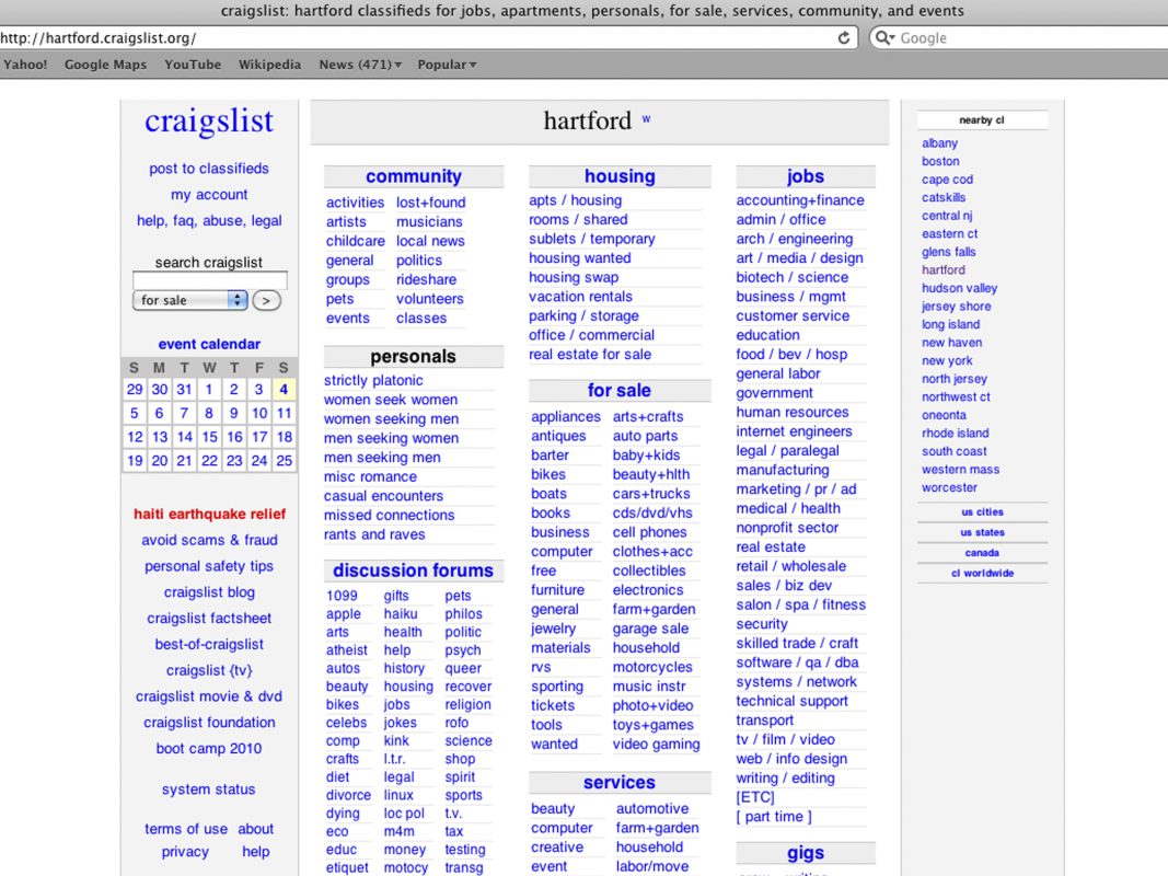 Craigslist Shuts Down Personals Section After Congress ...