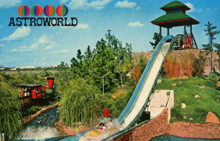The Bamboo Shoot ride at AstroWorld.