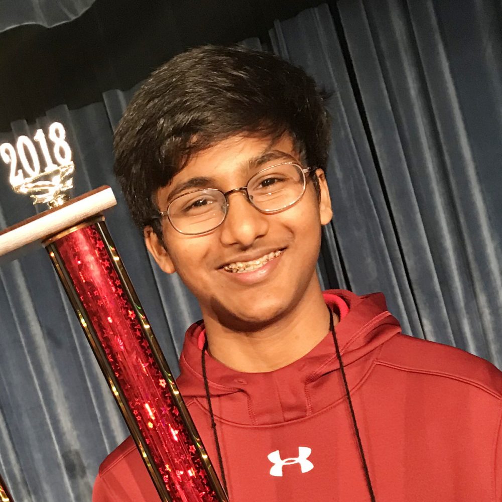 Pranav Chemudupaty, 2018 Houston Public Media Spelling Bee Champion