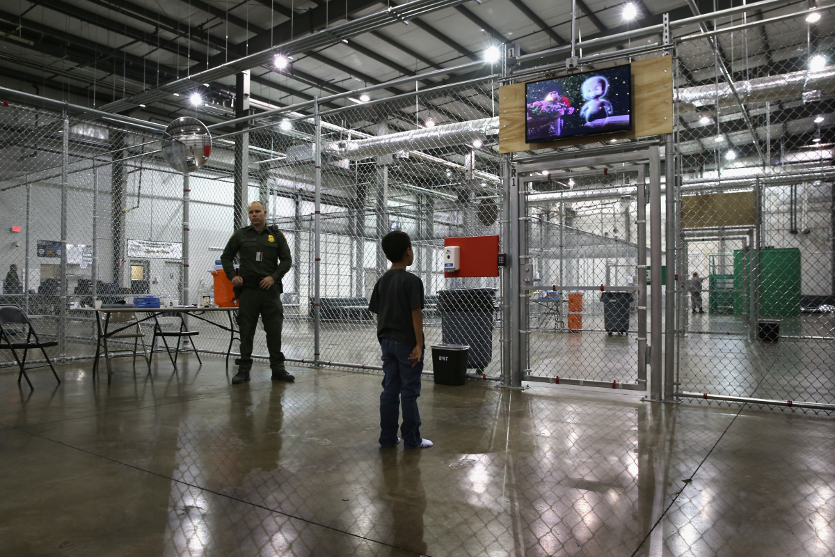 Child at a Detention Center