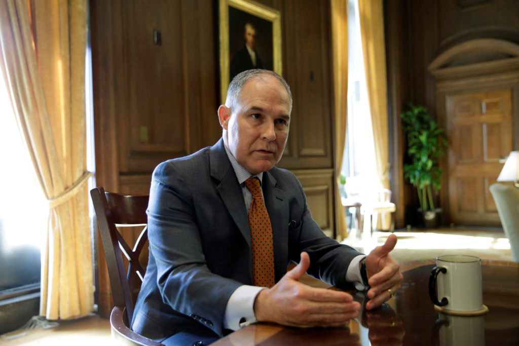 Environmental Protection Agency chief Scott Pruitt announced the resignation of his senior legal counsel on Thursday. 
