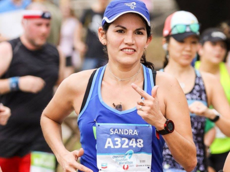 Houston runner Sandra Ruiz.