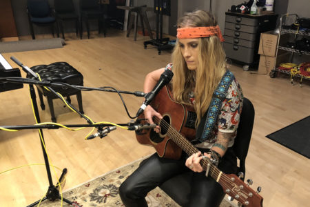 Stephanie Rice - Playing Guitar