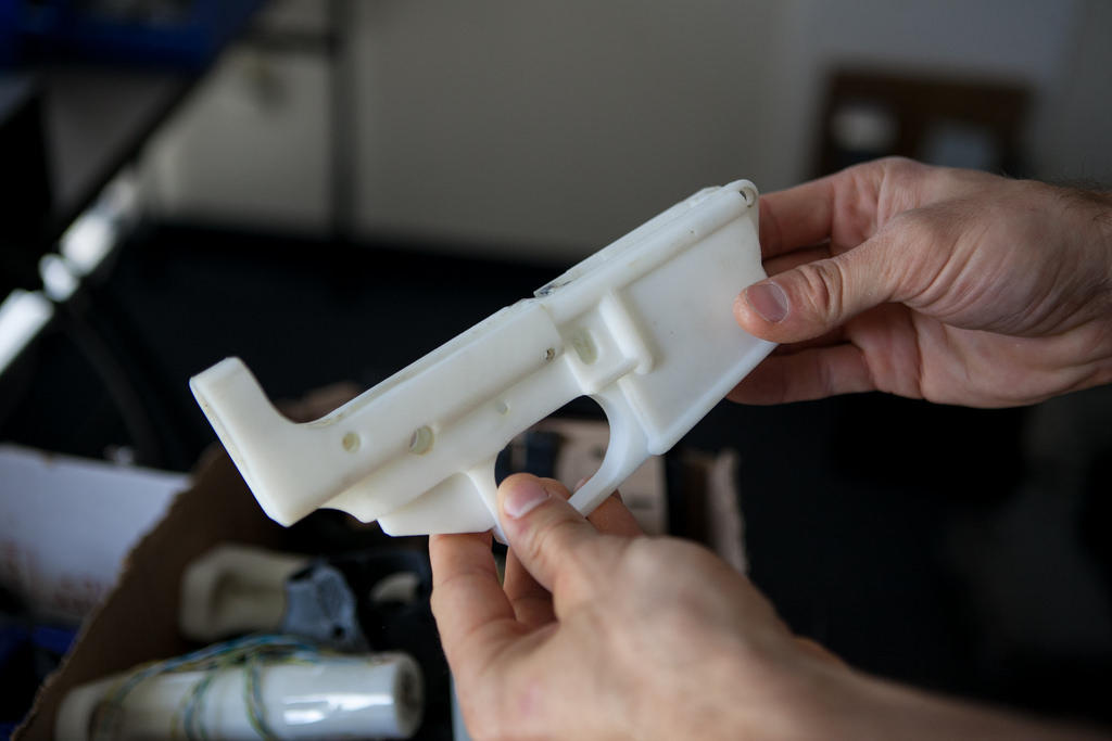 A judge has temporarily stopped Austin-based Defense Distributed from posting designs for 3D-printable guns online.
