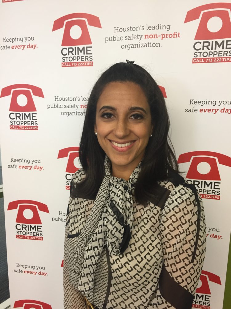 Rania Mankarious leads Crime Stoppers of Houston.